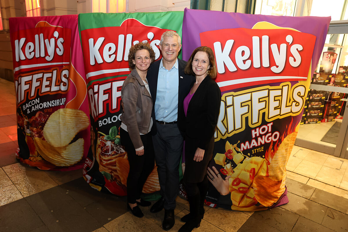 Petra Trimmel (Kellys), Markus Marek (GF Kellys), Johanna Baumgartinger (Kelly´s CFO)