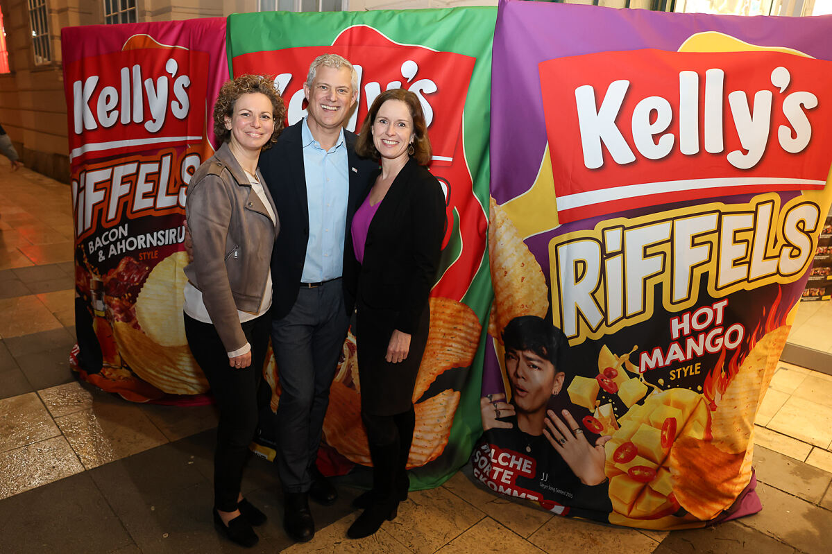 Petra Trimmel (Kellys), Markus Marek (GF Kellys), Johanna Baumgartinger (CFO Kelly´s)