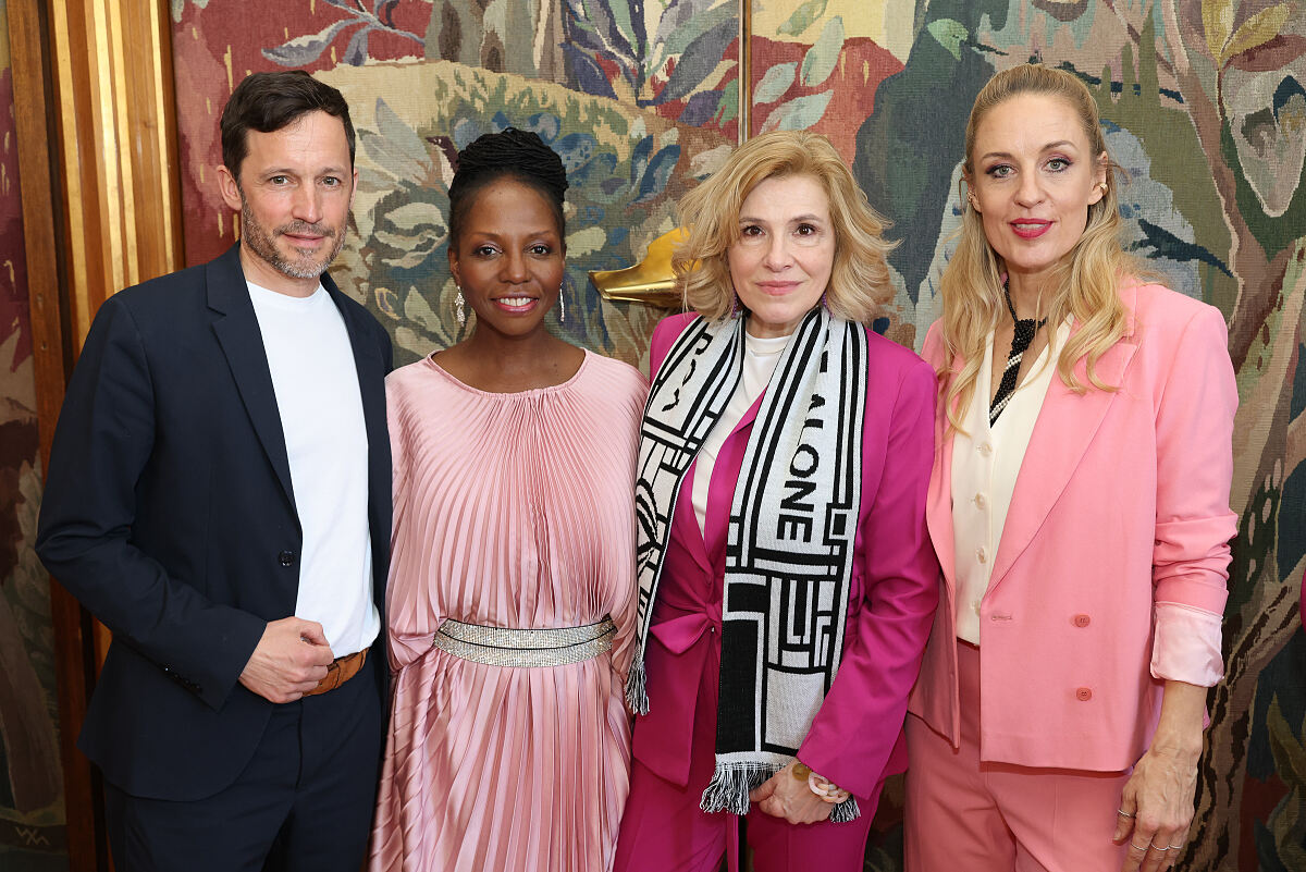 Klaus Schwertner, Rachelle Jeanty, Christine Klimaschka und Lilian Klebow