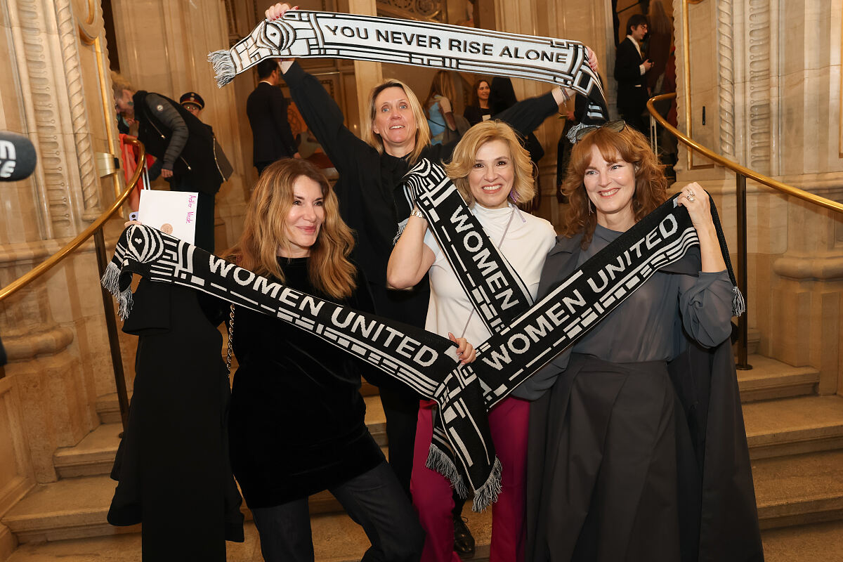Nicole Adler, Johanna Lakner, Christine Klimaschka und Michel Mayer