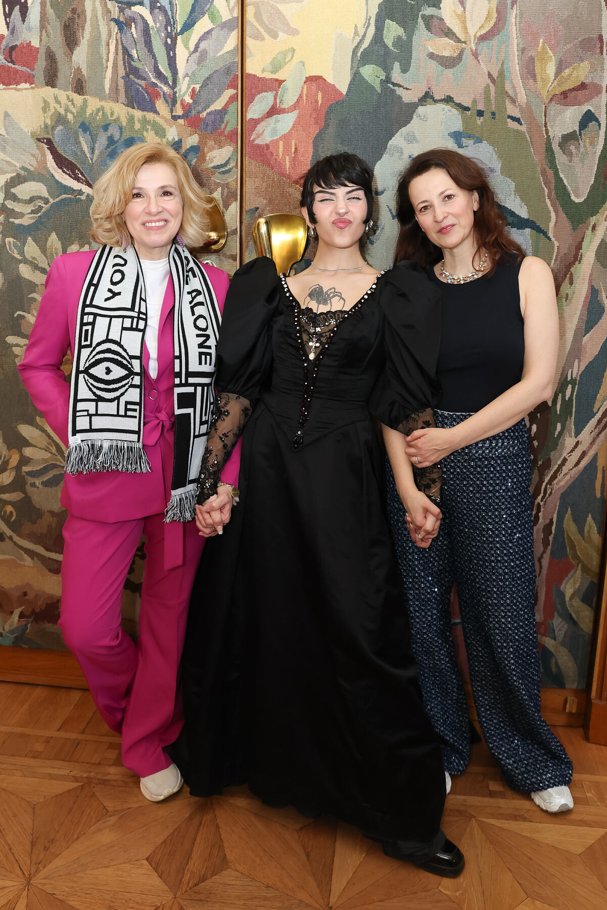 Christine Klimaschka,  Mahtab Maskana VAZISTA und Christina Kaiser