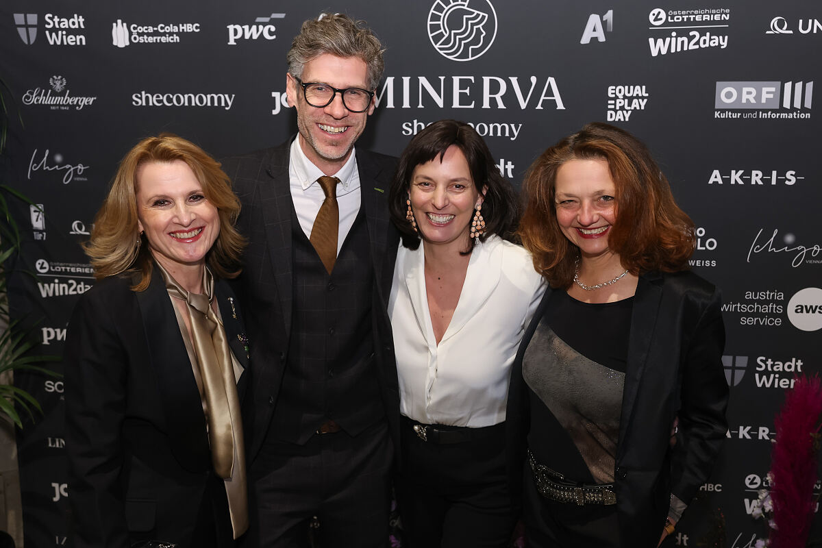 Michaela Ernst, Hermann Sporrer, Nadia Weiss und Carina Felzmann