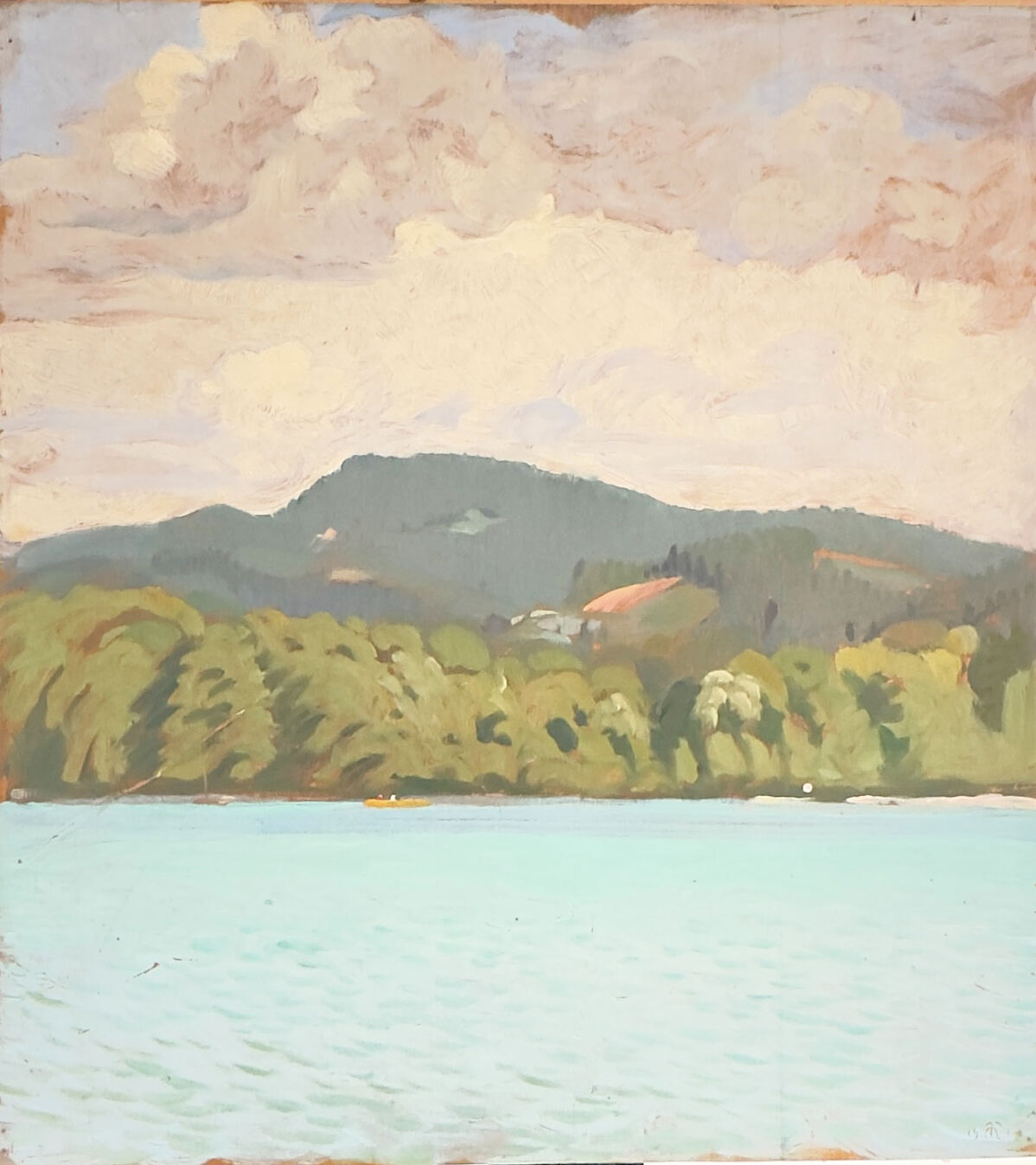 1 Richard Teschner, Attersee (1917) Foto Gernot A. Biermeier