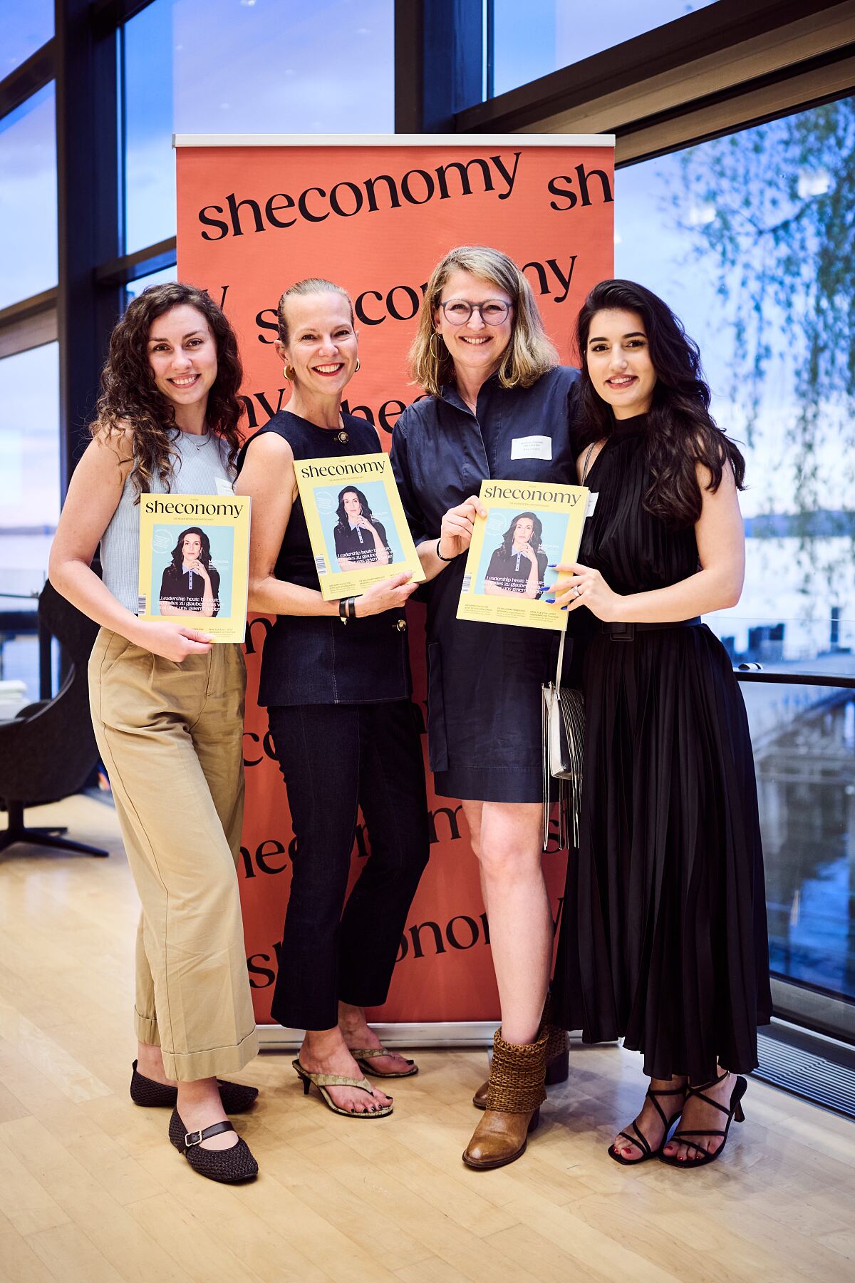 Nadya Makarova, Lara Goronschowski, Martina Zupanc Oberdorfer und Aylin Sophia Sari