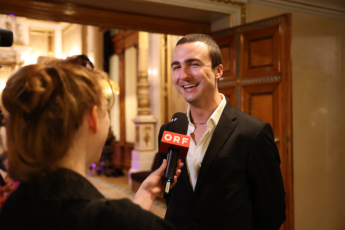 Benjamin Gedeon im ORF Interview mit Jessica Schwarz