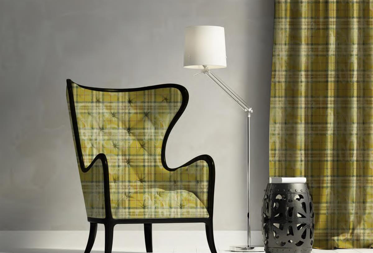 Kerrie Brown 37_Sludgy Yellow-Tartan_Fabric