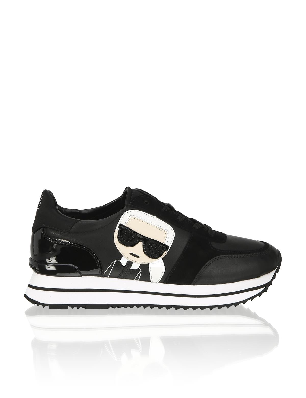 HUMANIC 42 Karl Lagerfeld Glattleder Sneaker EUR 185 1241111970