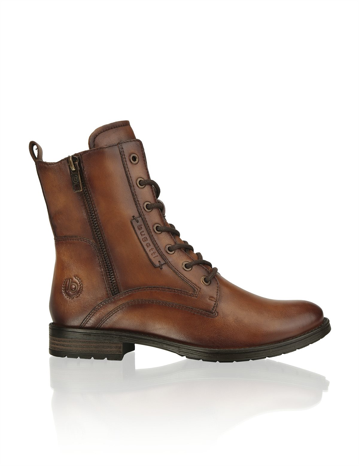 HUMANIC 30 Bugatti Glattleder-Schnürboots EUR 89,95 ab Mitte August 1623509432