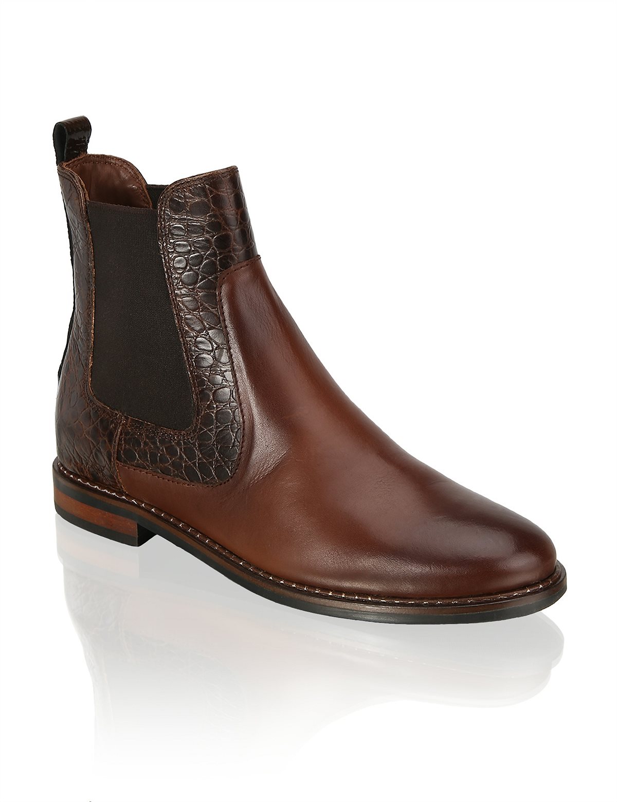 HUMANIC 35 Pat Calvin Glattleder-Chelsea Boots EUR 99,95 1623616872