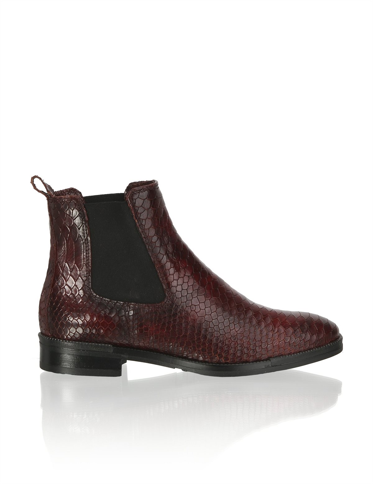 HUMANIC 58 Pat Calvin Glattleder-Chelsea Boots mit Krocoprägung EUR 99,95 ab Ende August 1623616887