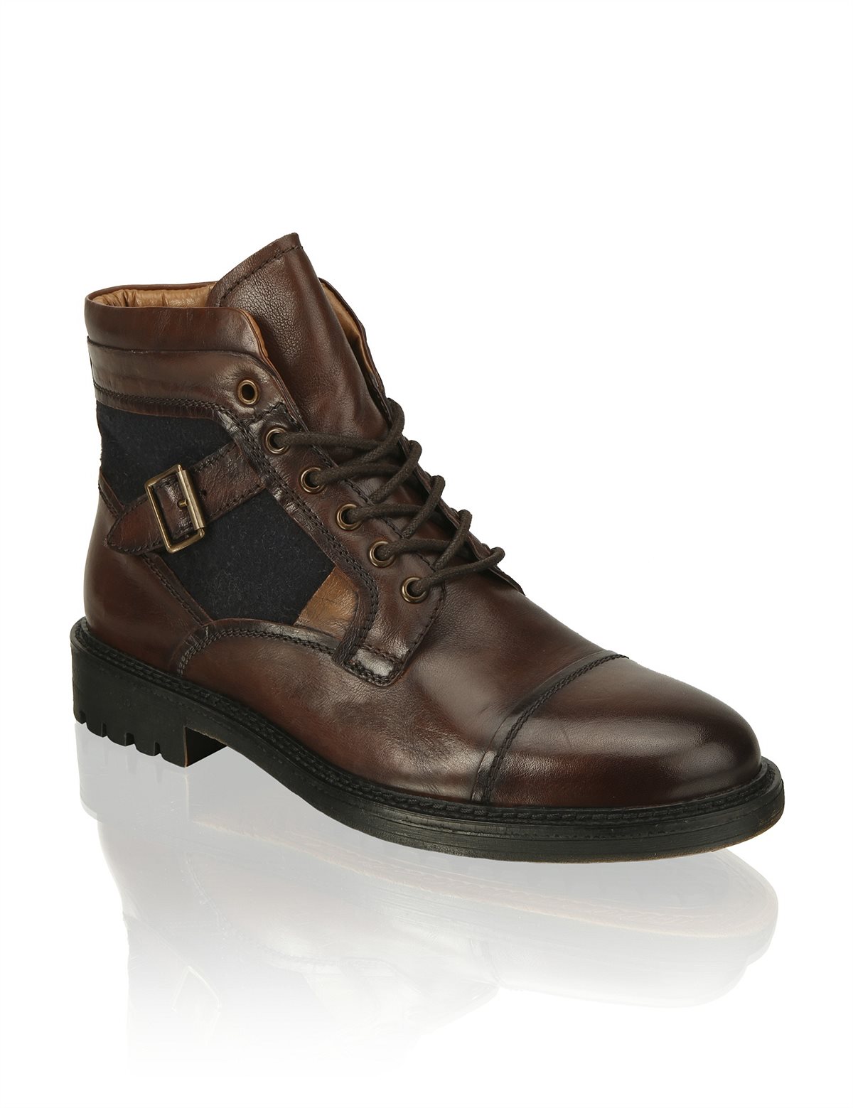 HUMANIC 15 Pat Calvin Lederkombi-Boots EUR 99,95 ab Ende September 2113601502