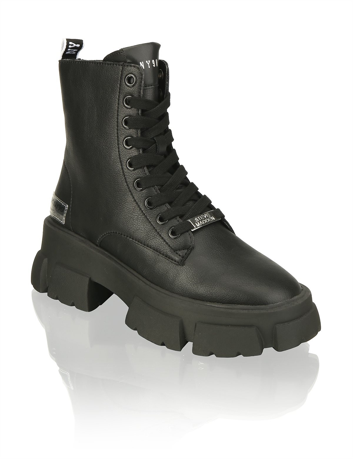 HUMANIC 03 Steve Madden Glattleder-Boot EUR 140 1643507220