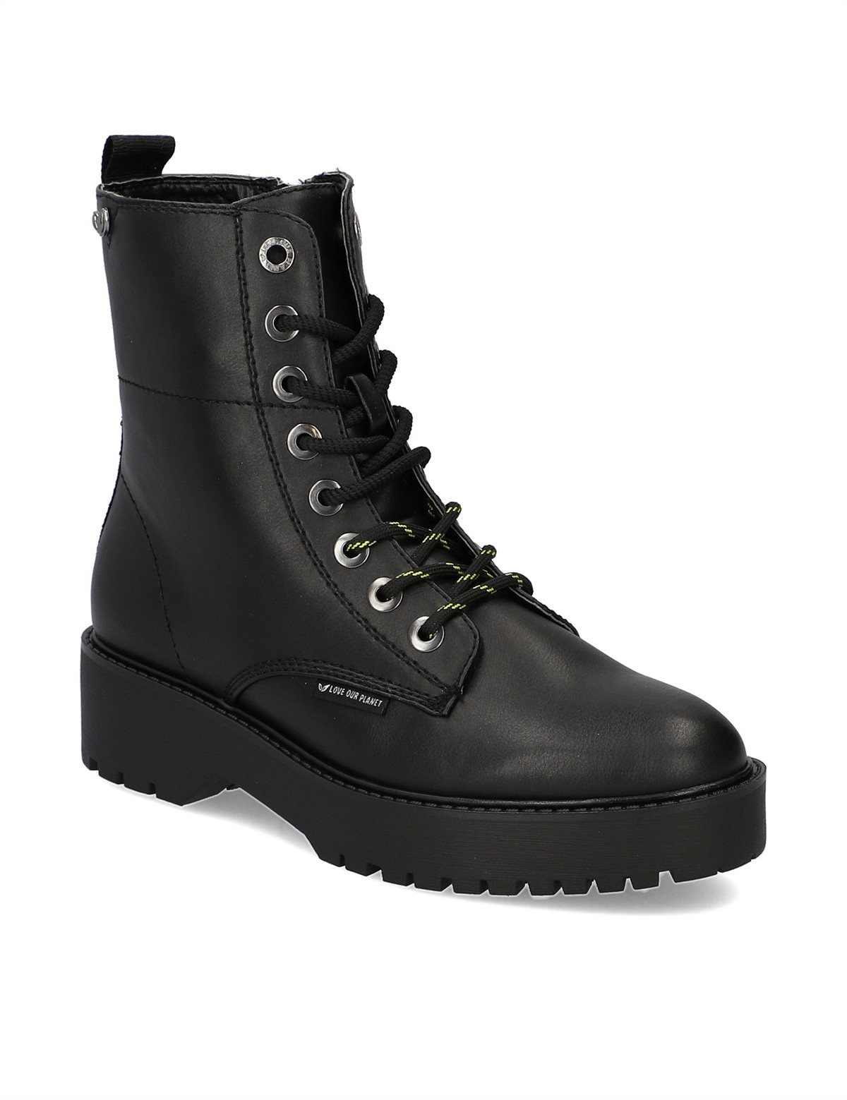 HUMANIC 55 Love our Planet vegane Glattleder-Boots EUR 69,95 1623509040