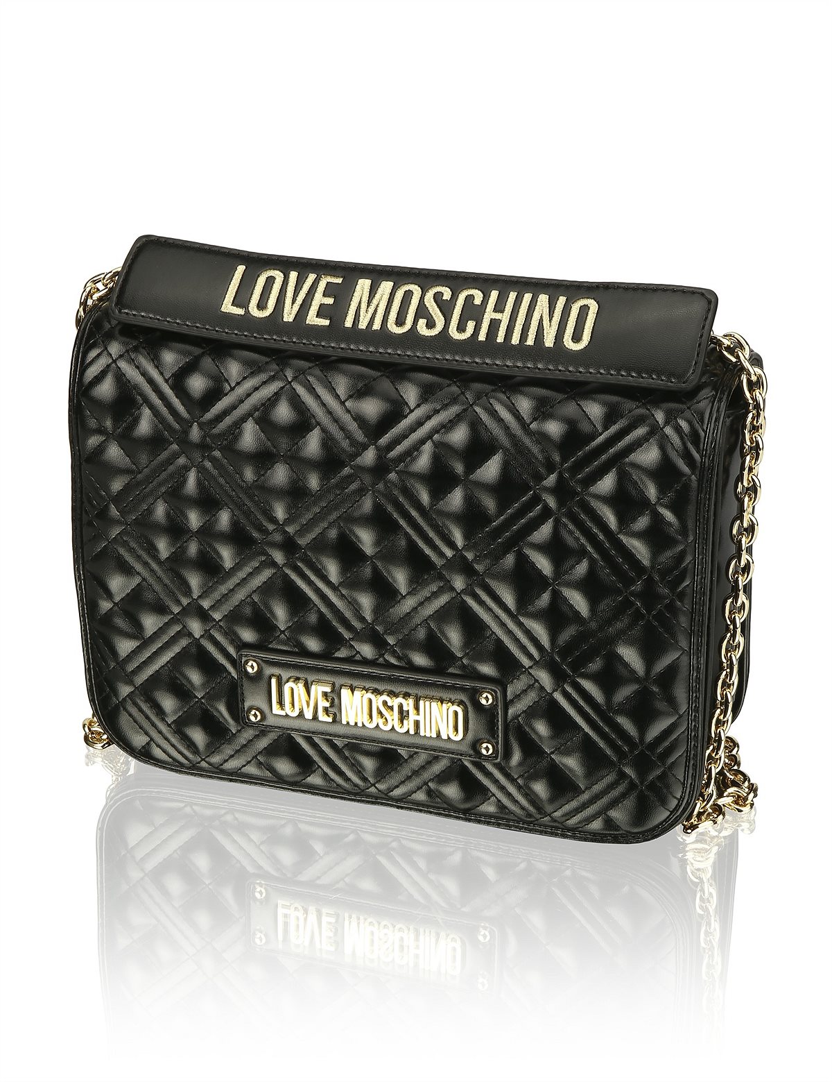 HUMANIC 21 Love Moschino Glattleder-Tasche EUR 210 6131002180