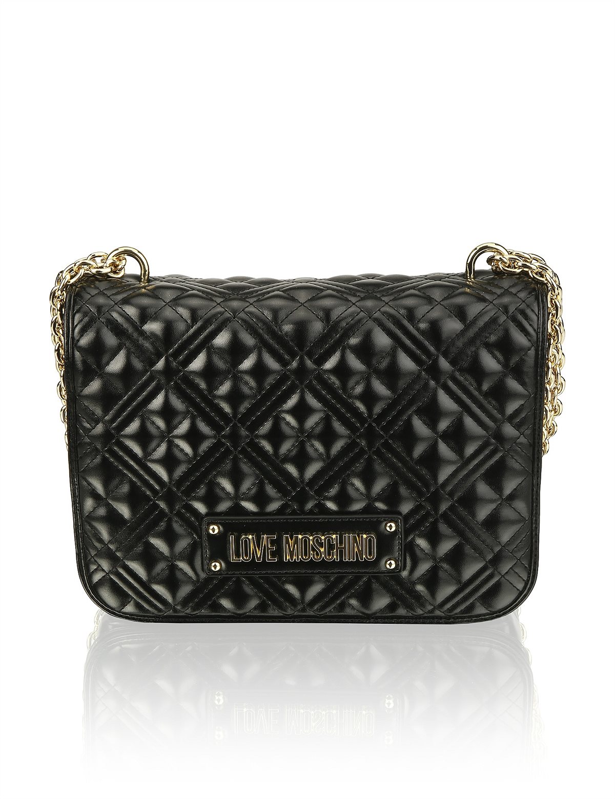 HUMANIC 22 Love Moschino Glattleder-Tasche EUR 210 6131002180