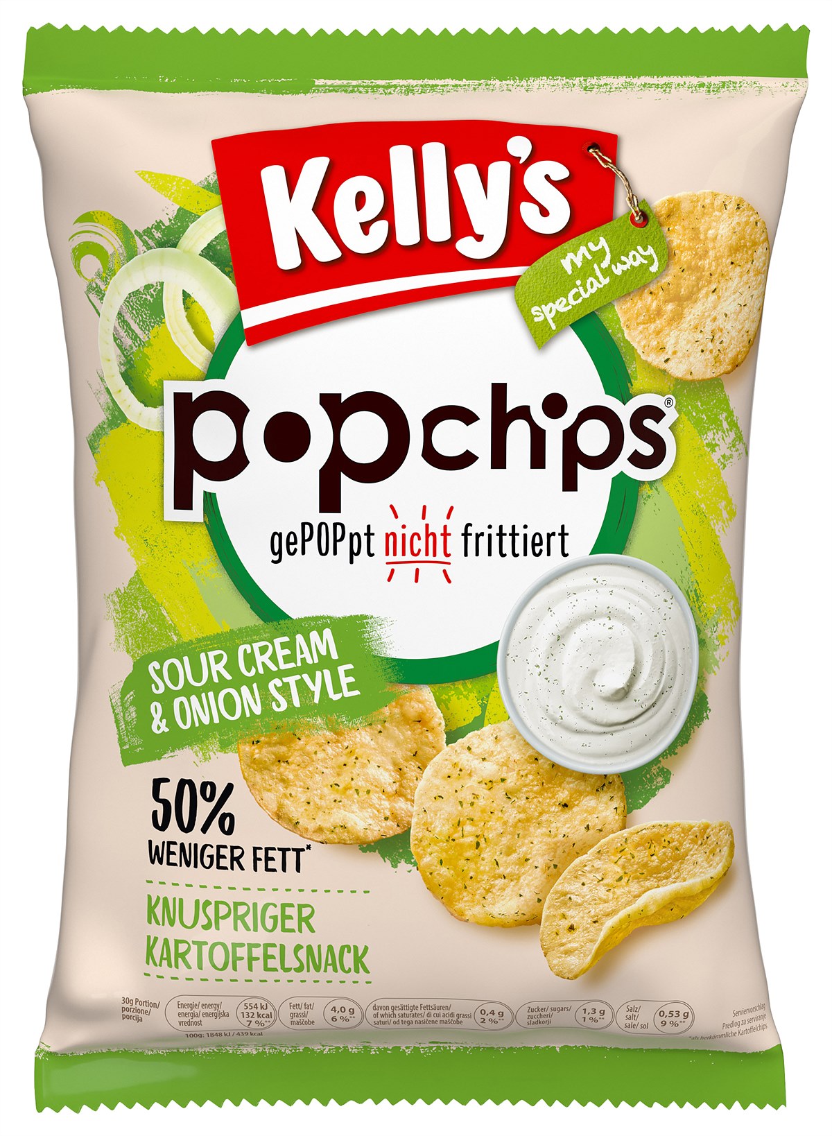 Popchips Sour Cream & Onion Style