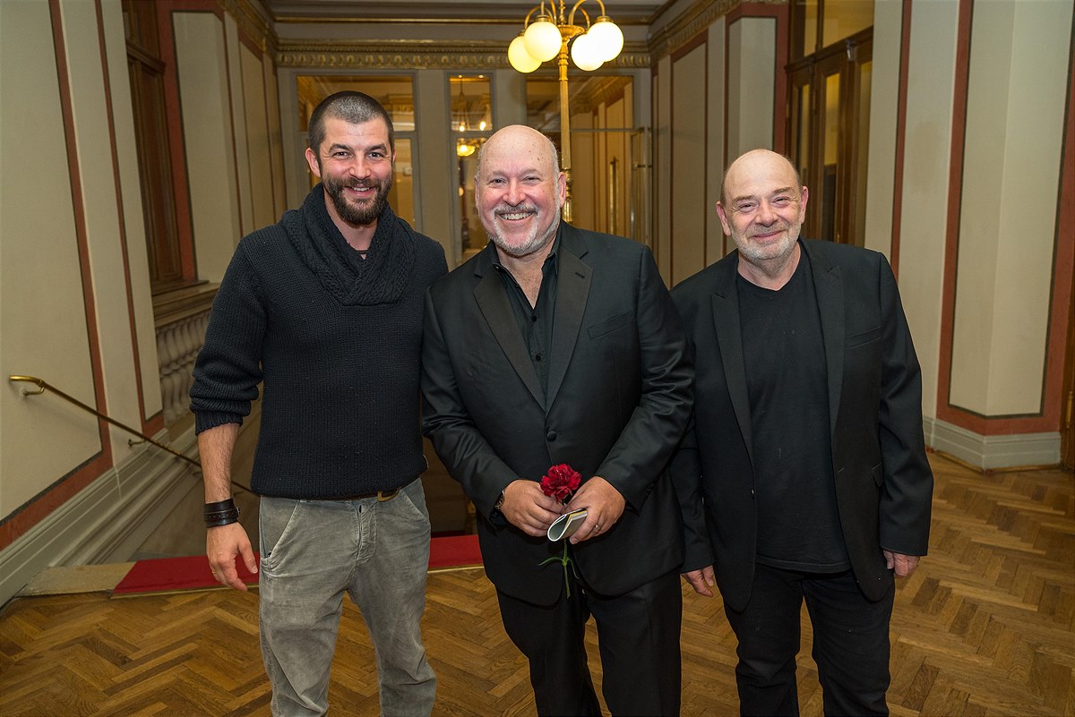 v. l.: Otto Jaus, Frank Wildhorn, Koen Schoots