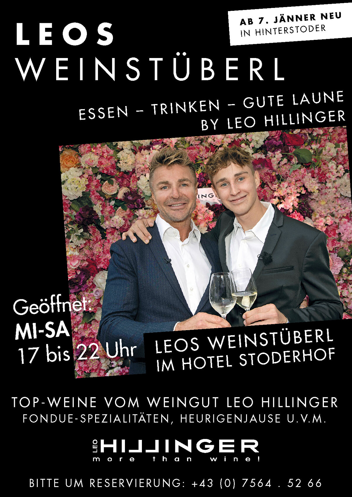 Pop-up Leos Weinstüberl im Hotel Stoderhof