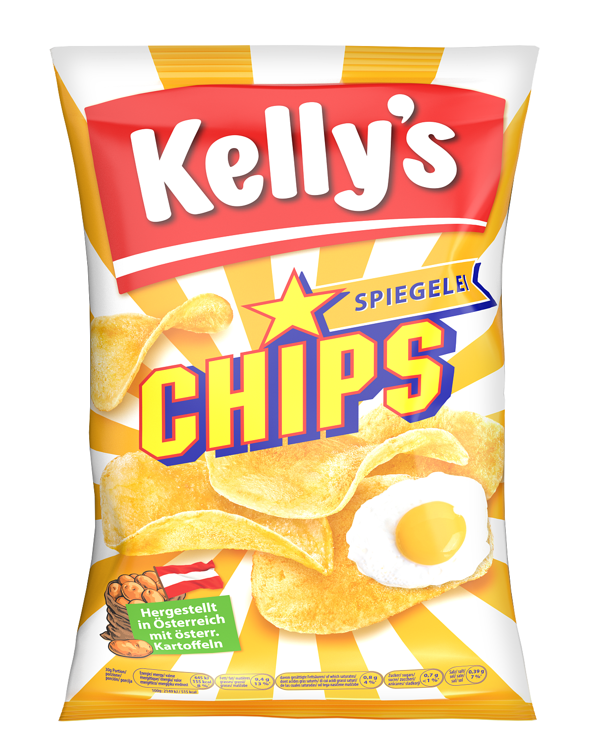 Kellys Chips Spiegelei Classic 150 g