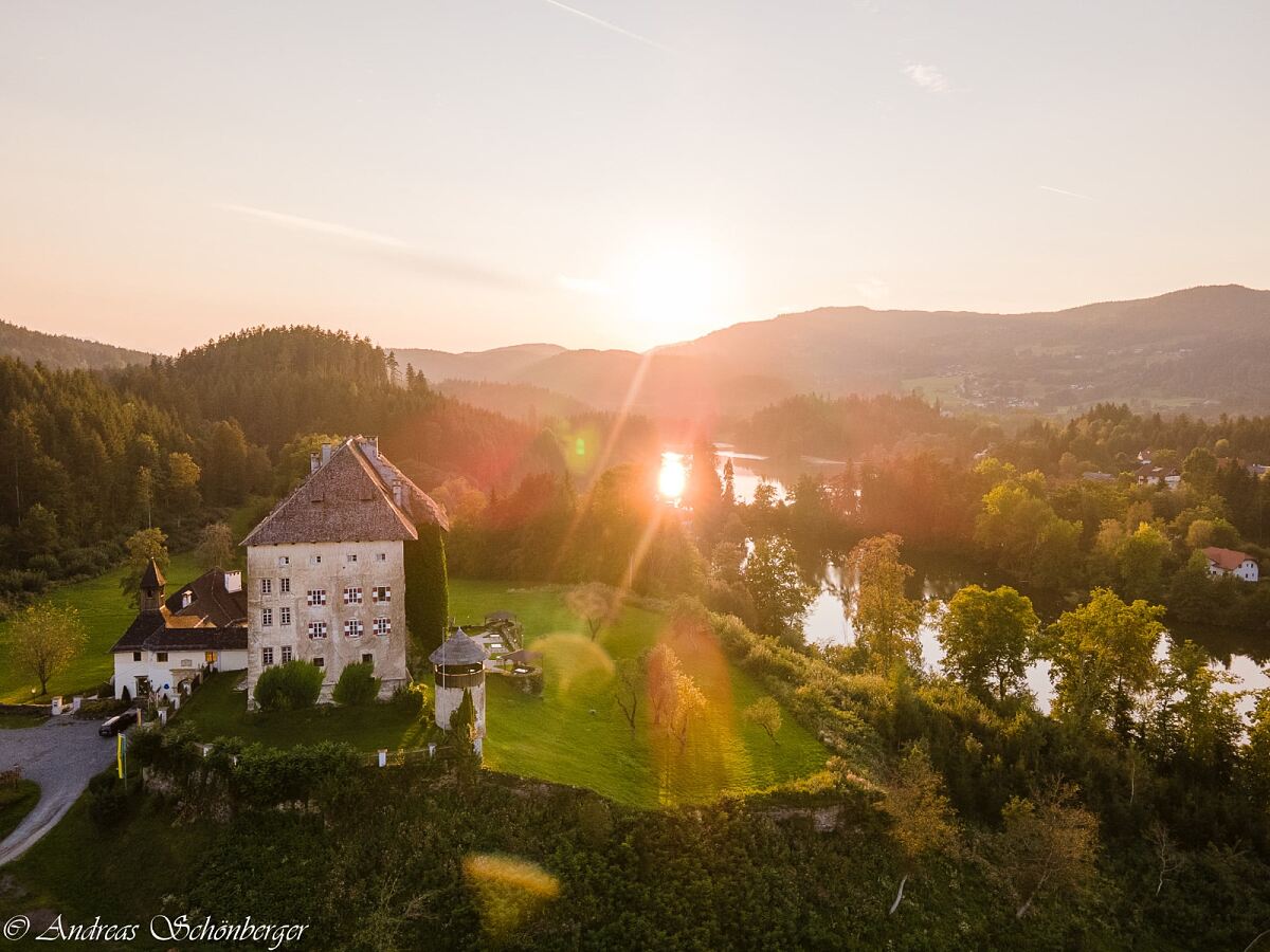 Parkanlage von Schloss Moosburg