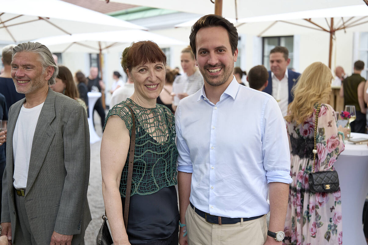 Monika Kycelt, Direktorin der Modeschule Hetzendorf und Christoph WiederkehrVize-Bürgermeister und amtsführender Stadtrat