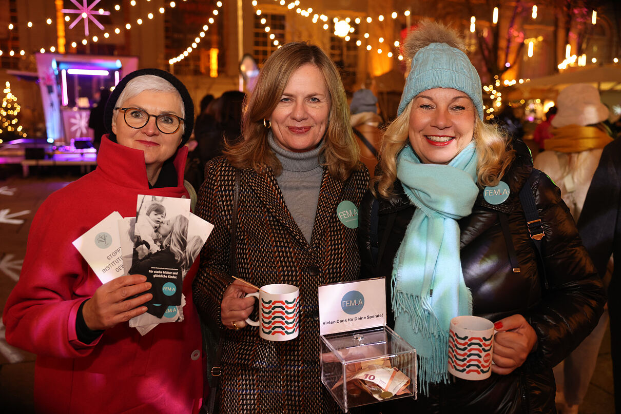 Maria Rösslhumer, Bettina Leidl, Andrea Czak