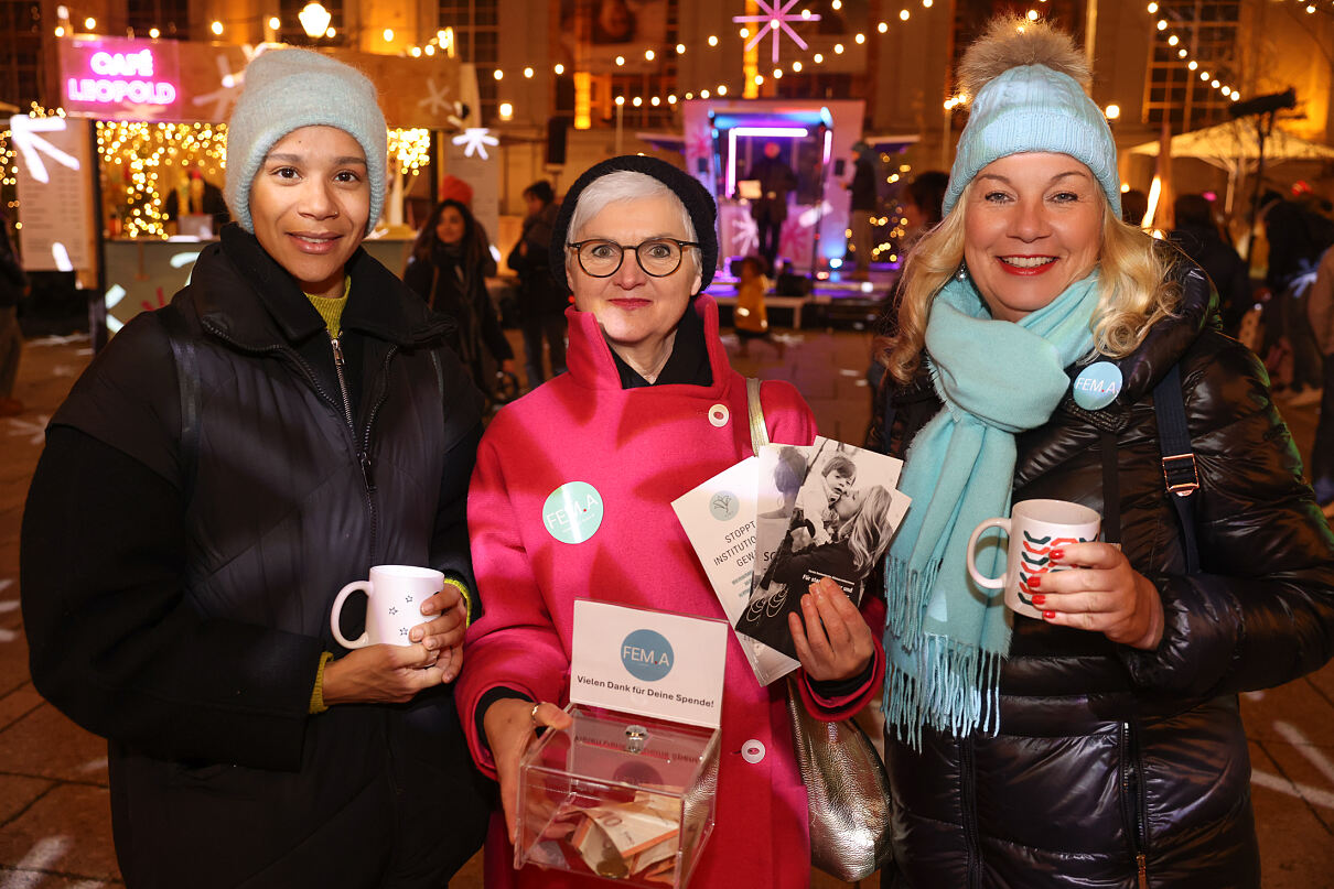 Rebecca Horner, Maria Rösslhumer, Andrea Czak