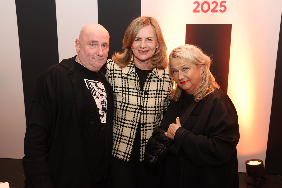 Thomas Gratzer (Direktor Rabenhof), Bettina Leidl (Direktorin MQ), Michaela Knapp (Journalistin trend)