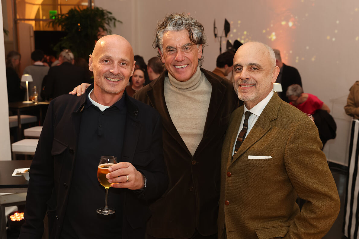 Bernhard Schlacher (Gastronom und Hotelier, „Motto“), Michael Tojner (Unternehmer), Gerald Matt (Kulturmanager, ehem. Direktor Kunsthalle Wien)