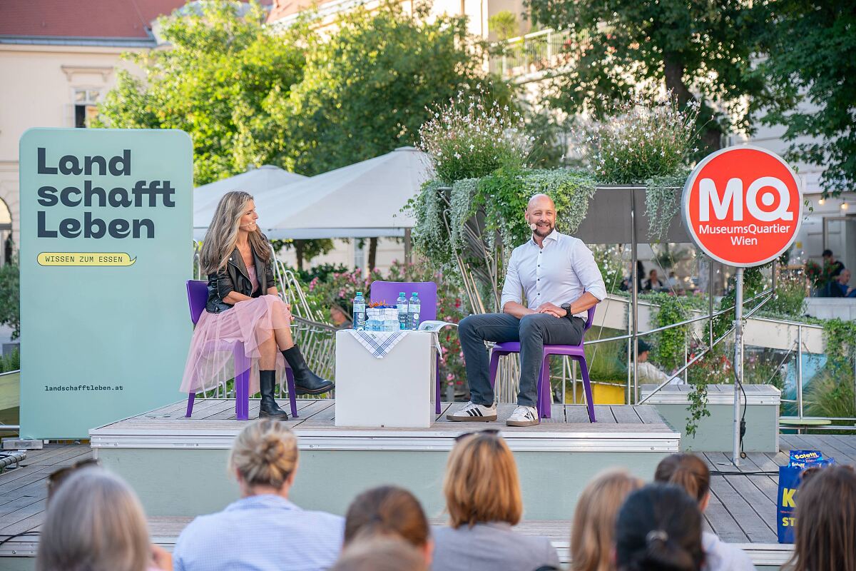 Podiumsdiskussion, Maria Fanninger, Hannes Royer