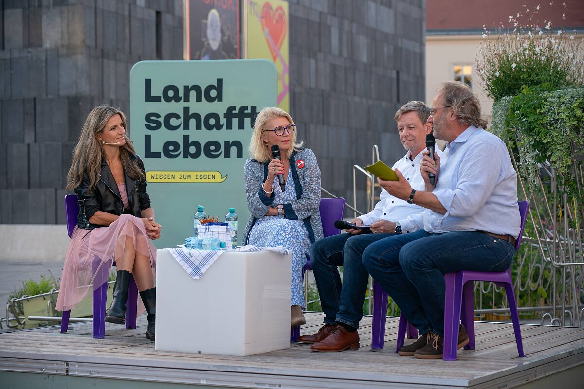 Podiumsdiskussion, Maria Fanninger, Liane Seitz, Thomas Buck, Peter Stallberger