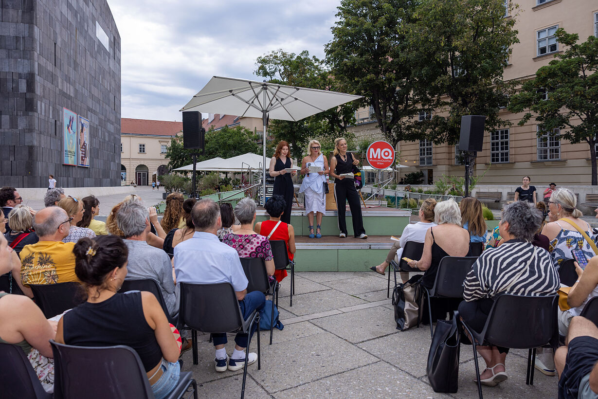 Teresa Vogl, Liane Seitz und Lilian Klebow