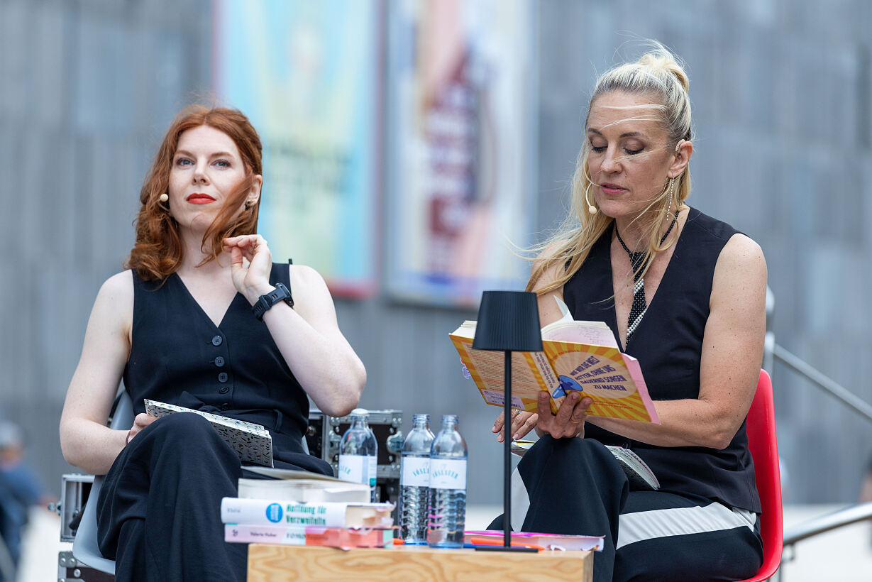 Teresa Vogl und Lilian Klebow