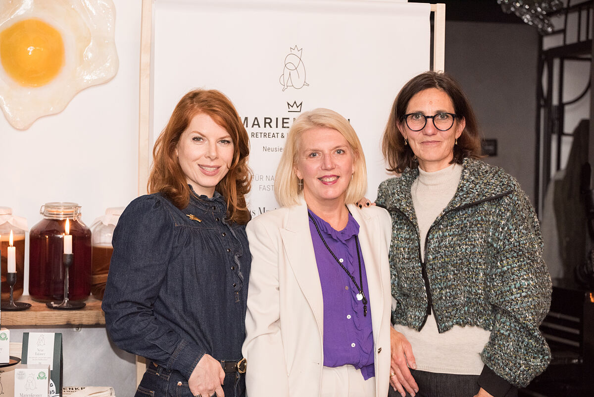 Teresa Vogl, Liane Seitz und Monika Birkmayer
