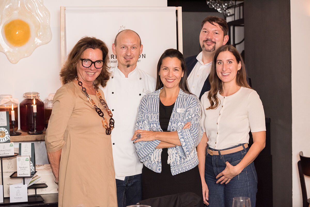Dr. Ulrike Göschl, Patrick Posch, Elke Müller, Dr. Martin Krizmanits und Chef-Diätologin Anna Lesnjakovic