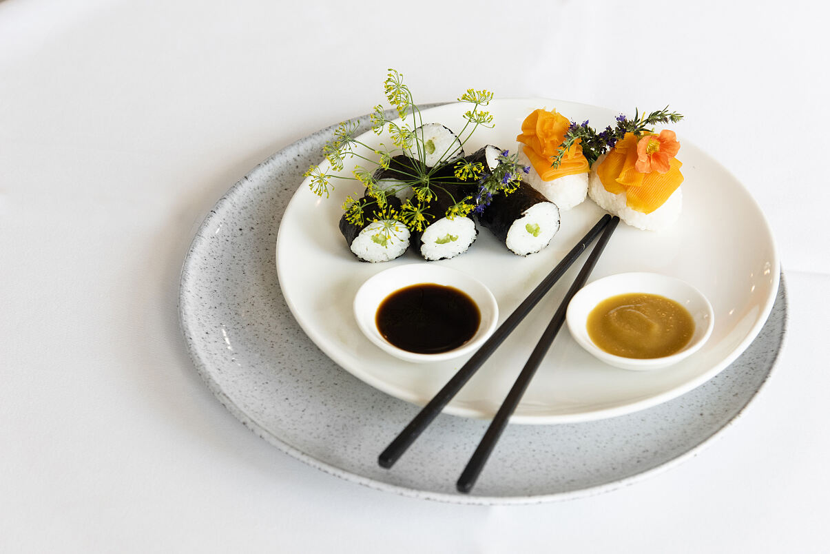 Gemüse.SUSHI-Fasten