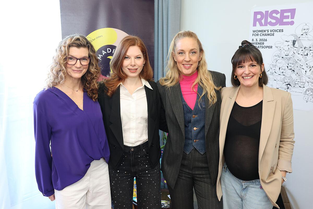 Gina Eitelbös, Teresa Vogl, Lilian Klebow und Yvonne Poul