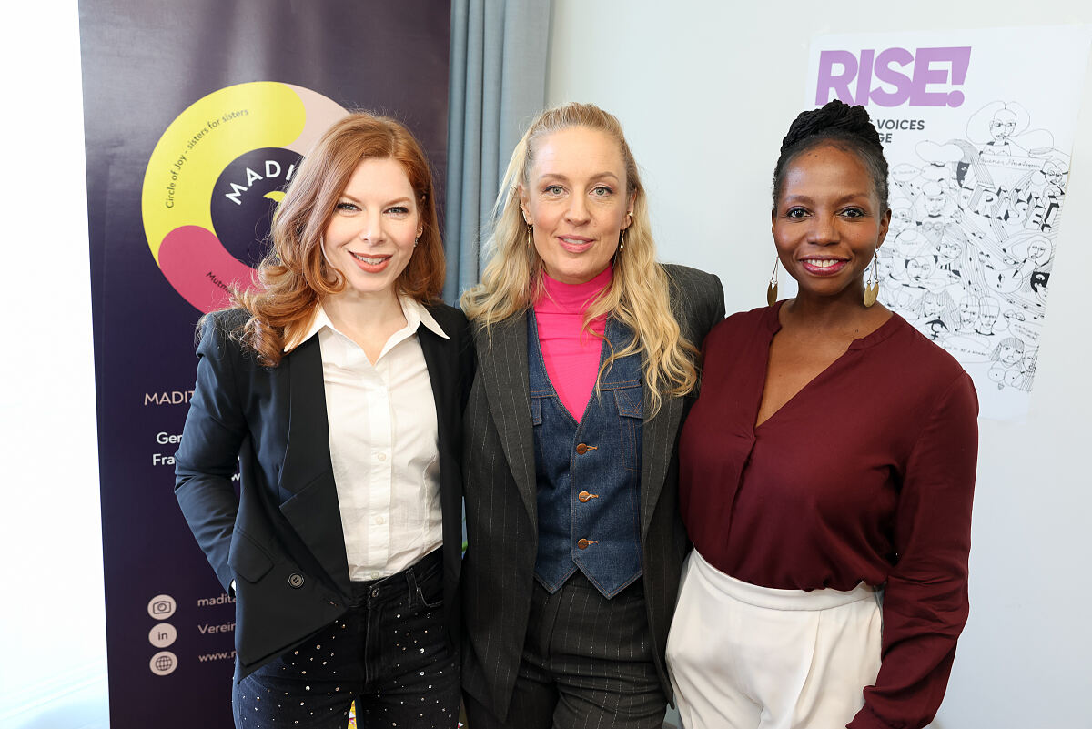Teresa Vogl, Lilian Klebow und Rachelle Jeanty