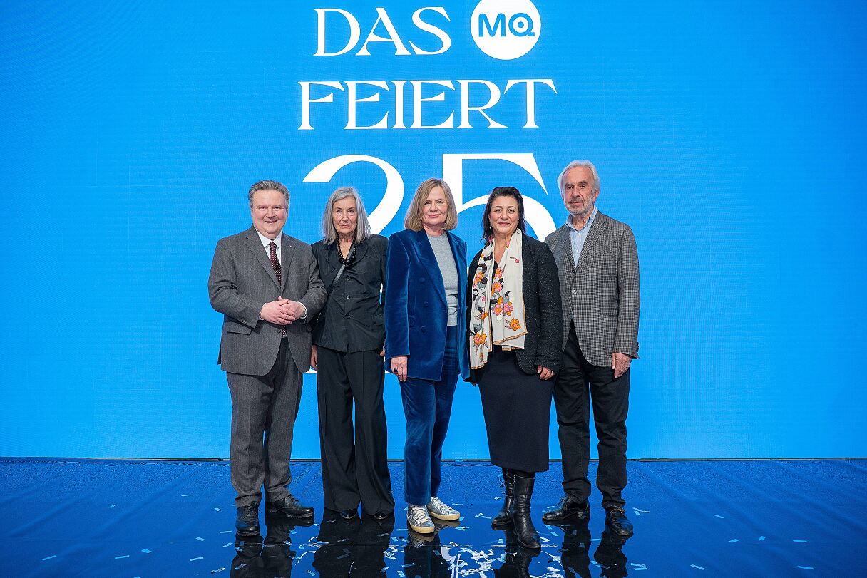 Bürgermeister Michael Ludwig, Elfie Semotan, Bettina Leidl, Veronica Kaup Hasler, Rudolf Scholten