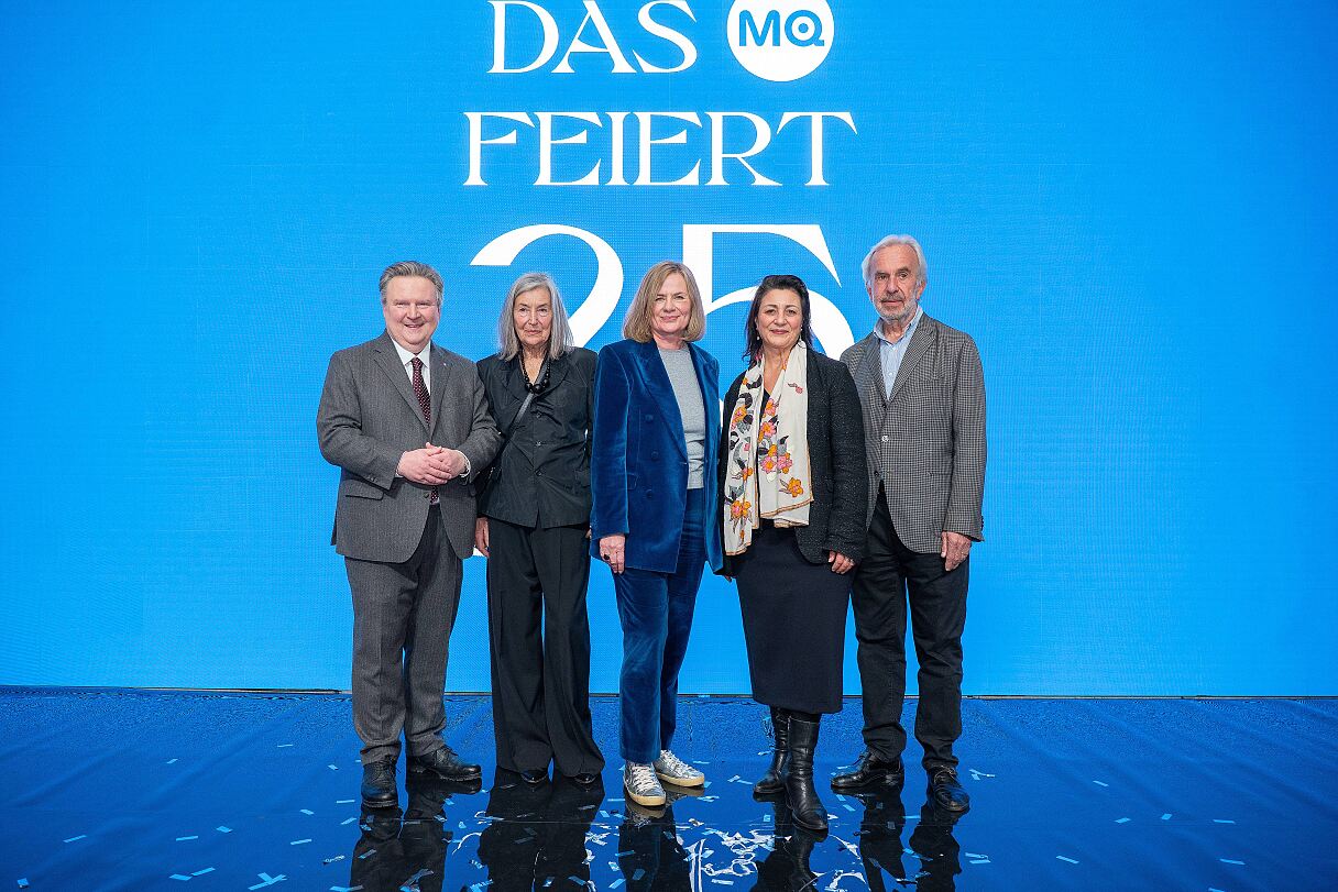 Bürgermeister Michael Ludwig, Elfie Semotan, Bettina Leidl, Veronica Kaup Hasler, Rudolf Scholten